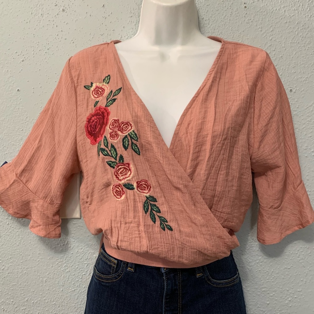 Pink blouse